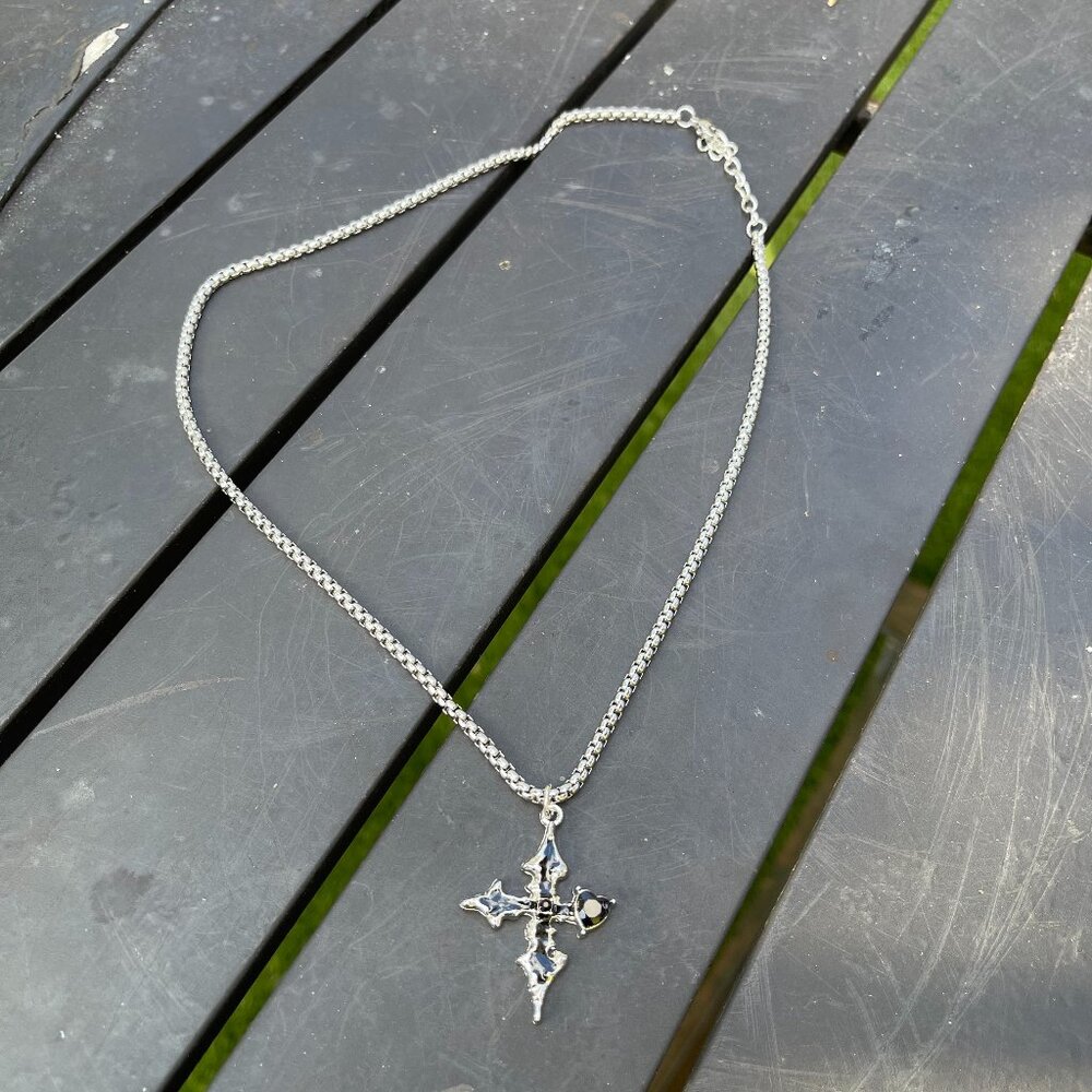 cross Necklace sterling Silver